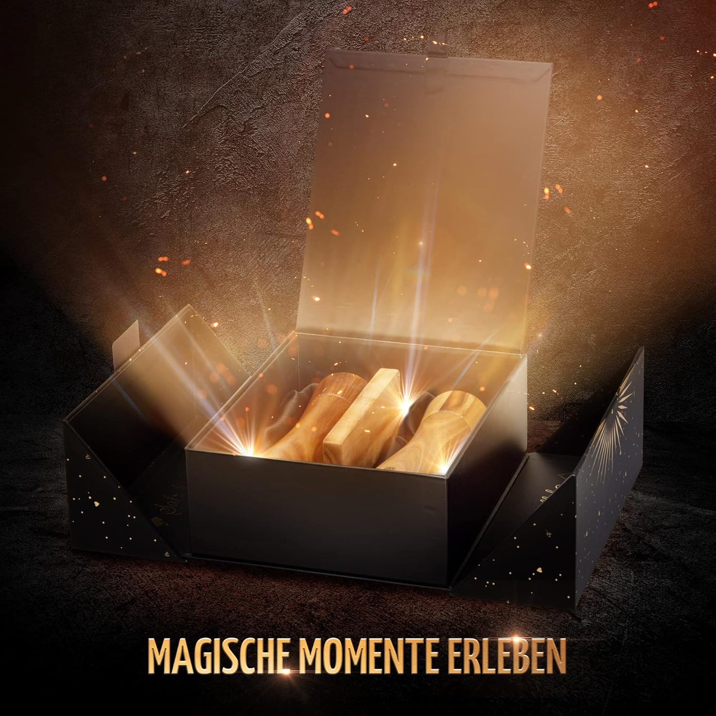 Salz und Pfeffermühle mit Untersetzer, Salz und Pfeffermühle - Deutsch