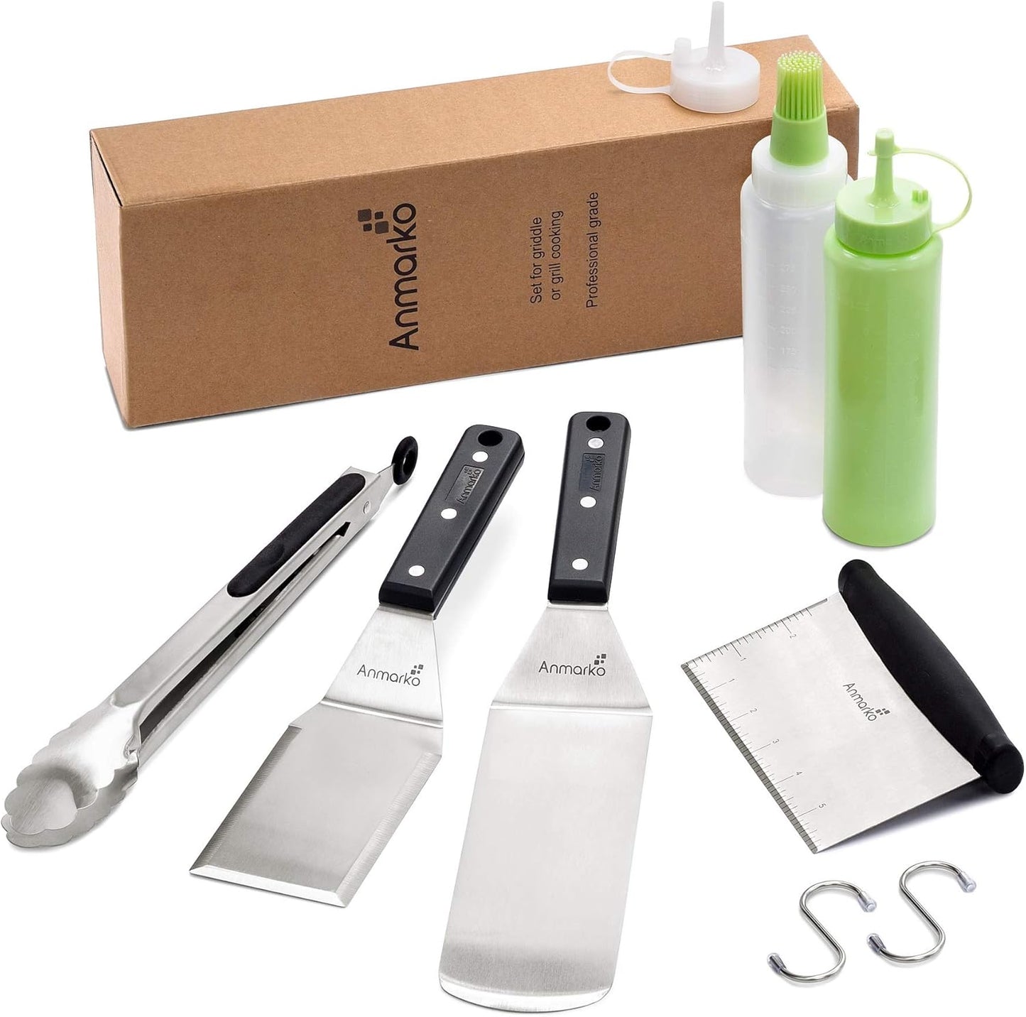 Grillwender-Set, Abs Plastic Handle Set (Tongs And Bottles)