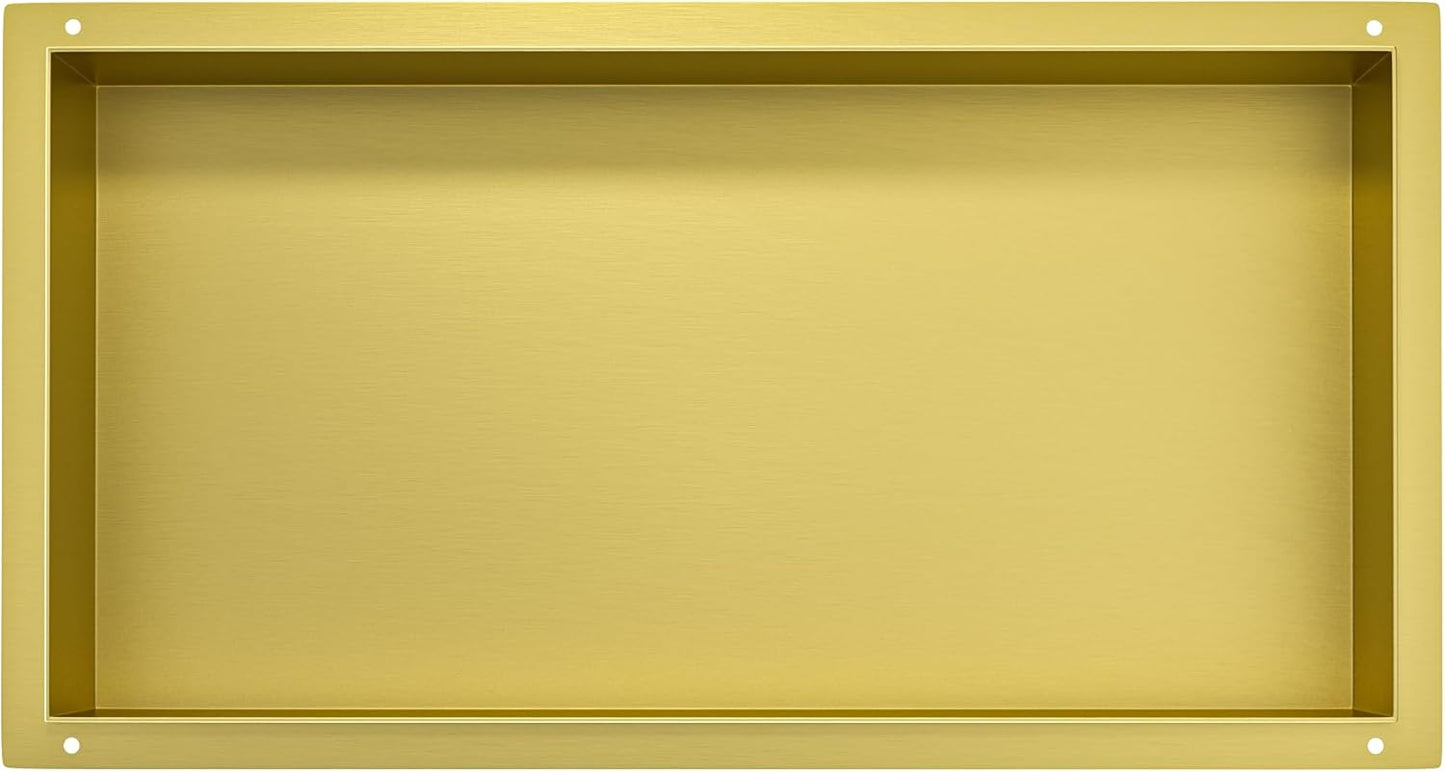 Duschnische zur Unterputzmontage, 60 x 30 x 10 cm Gold