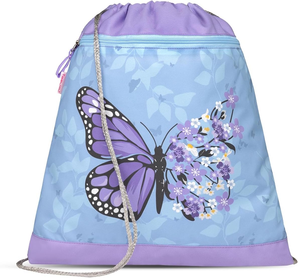 Classy Schulranzen-Set (4-teilig), M Purple Blue Butterfly