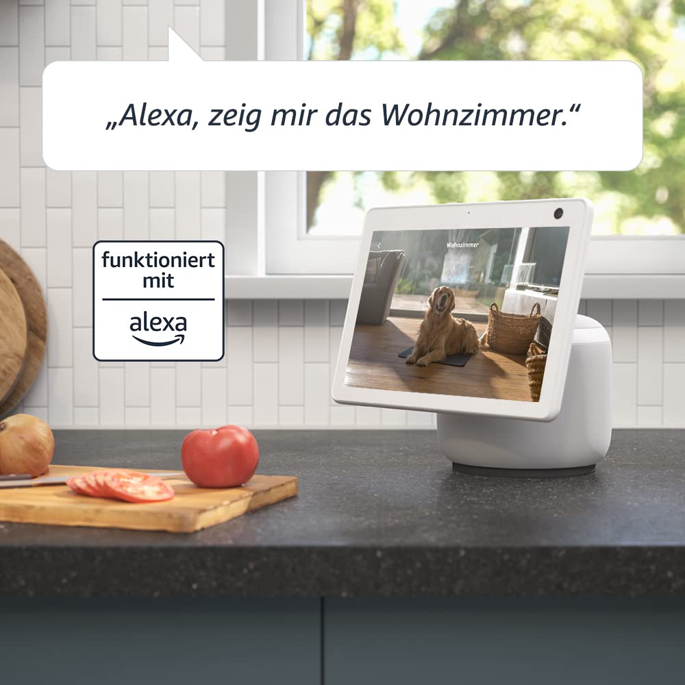 Mini Pan-Tilt Kamera - Bewegliche Plug-in-Sicherheitskamera weiss, Weiß Blink Mini mit Pan-Tilt