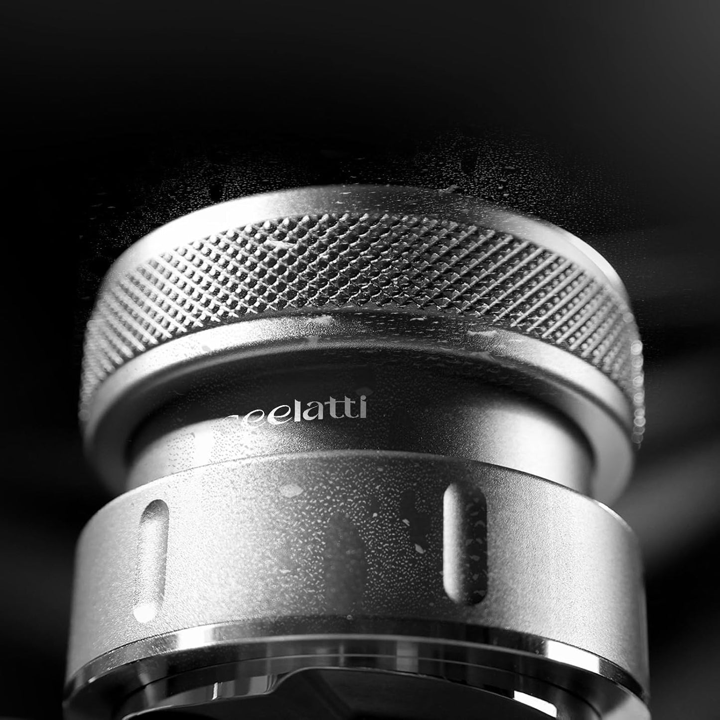 Espresso Distributor für Siebträger, 58mm Silbergrau