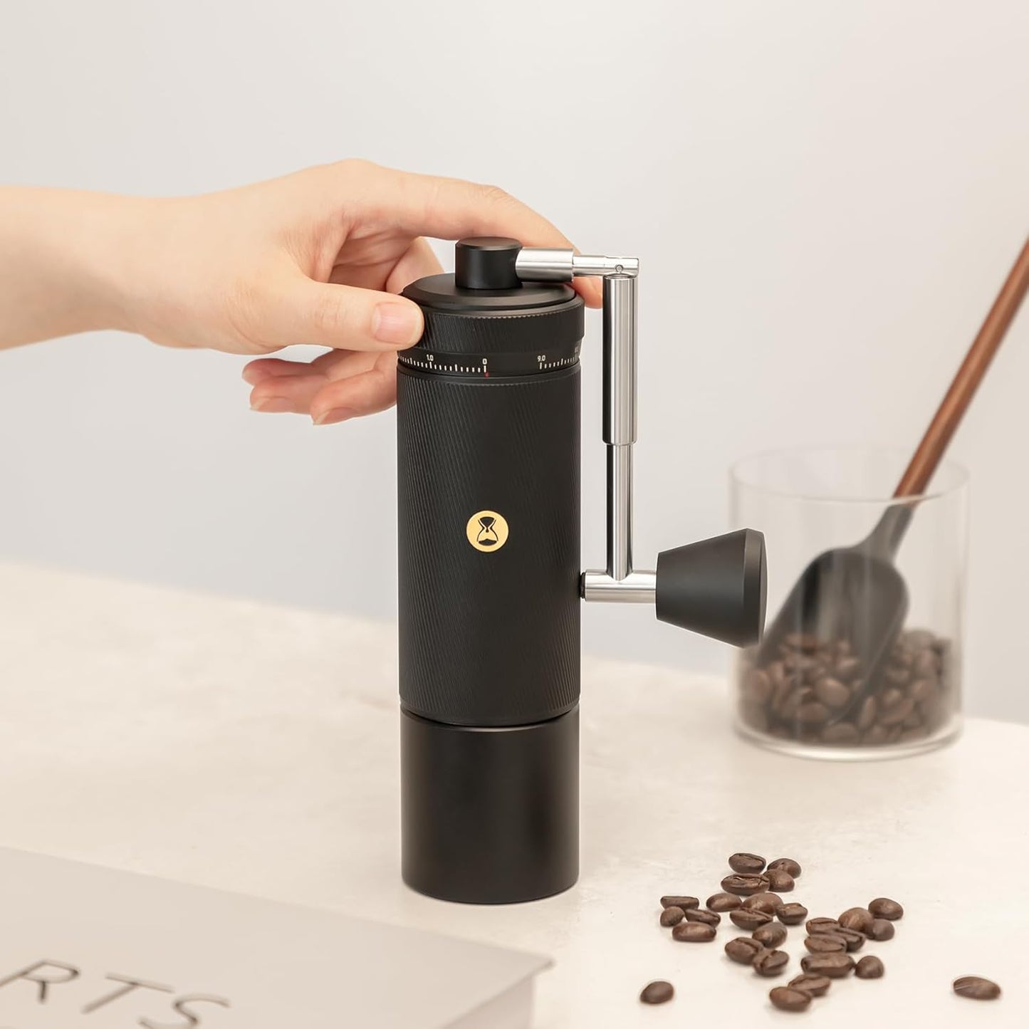 Manuelle Kaffeemühle, Schwarz