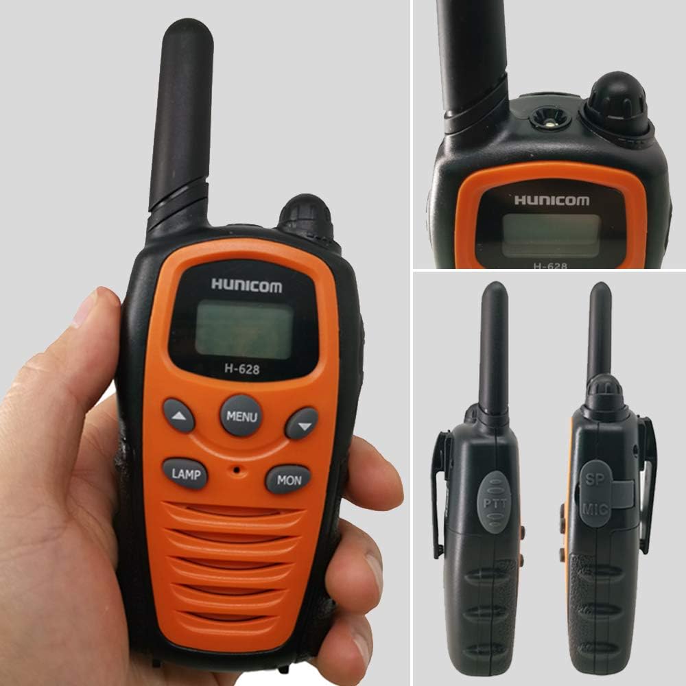 Walkie Talkies mit grosser Reichweite, Orange + 1200mAh Akku