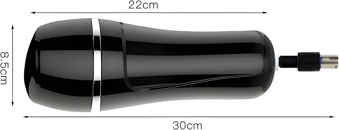 Taschenmuschi Aufsatz für Sexmaschine mit Vibration, Aufsatz Taschen Muschi Masturbator mit Vibration, 22*8 Cm, Vagina für Ihn Männer