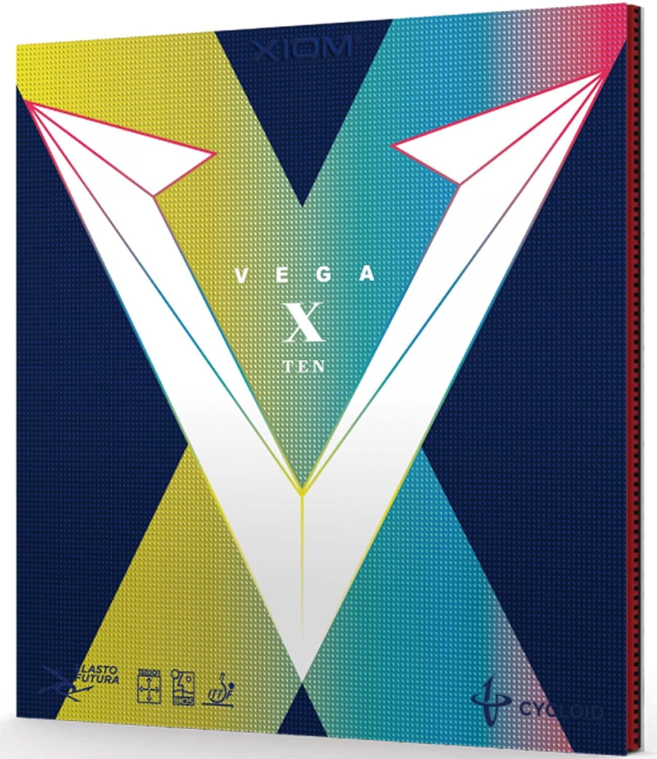 Tischtennisbelag Vega X 2,0 mm, Schwarz 2,0 mm