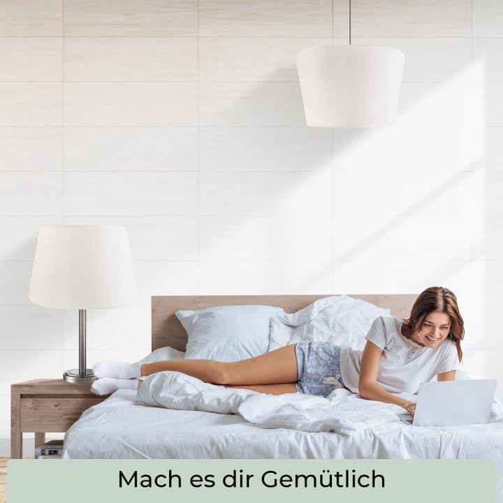 Lampenschirm, Ecru XL = ØU: 30cm | ØO: 23cm | H: 18cm