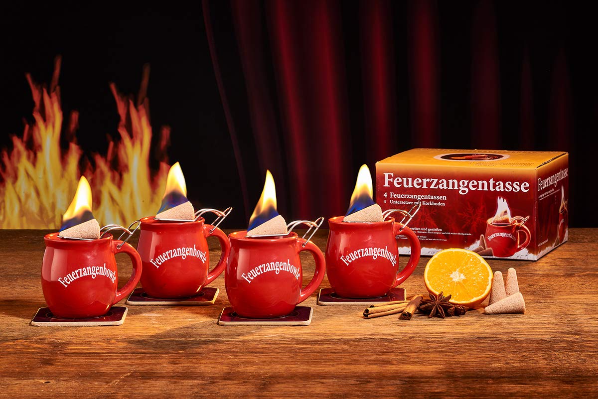 Feuerzangentasse, Rot