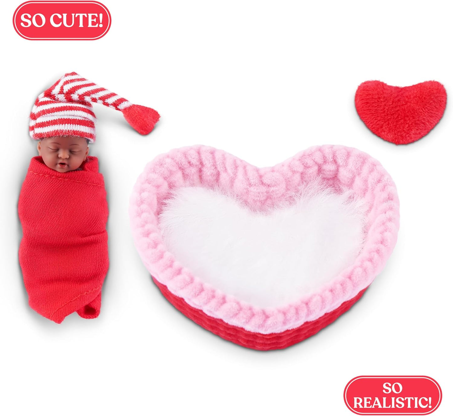 Überraschungskapsel mit 2 Mini-Babypuppen, Baby Sweet Hearts Serie 1