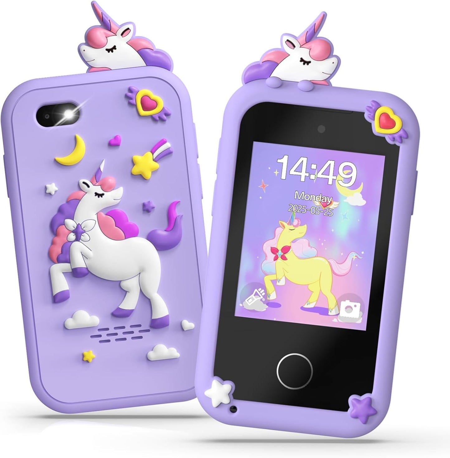 Kinder Smartphone mit Lernspielen und Kamera, Lila