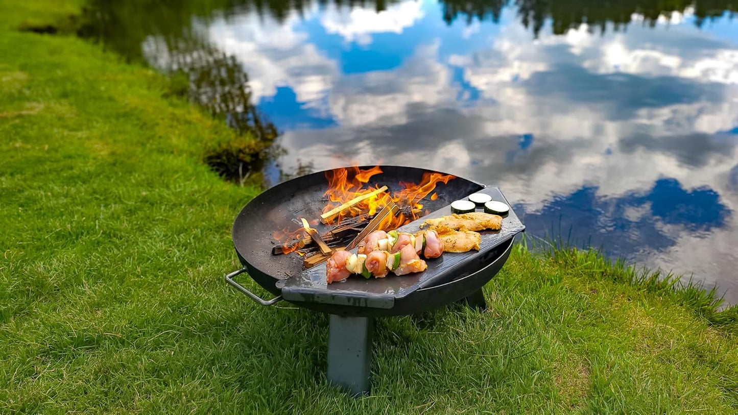 Feuerplatte für Feuertonne, Stahl 100 Cm