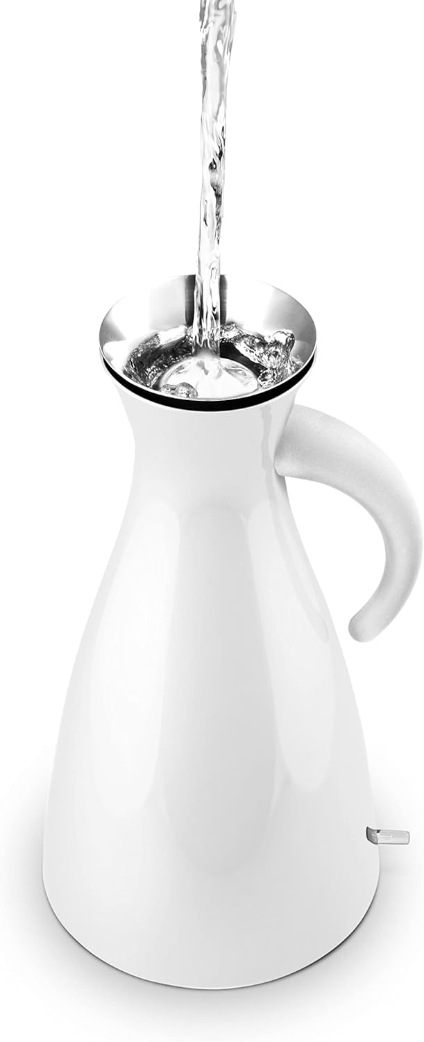 Tropffreier Wasserkocher 1,5l, 1.5 Liter Weiss