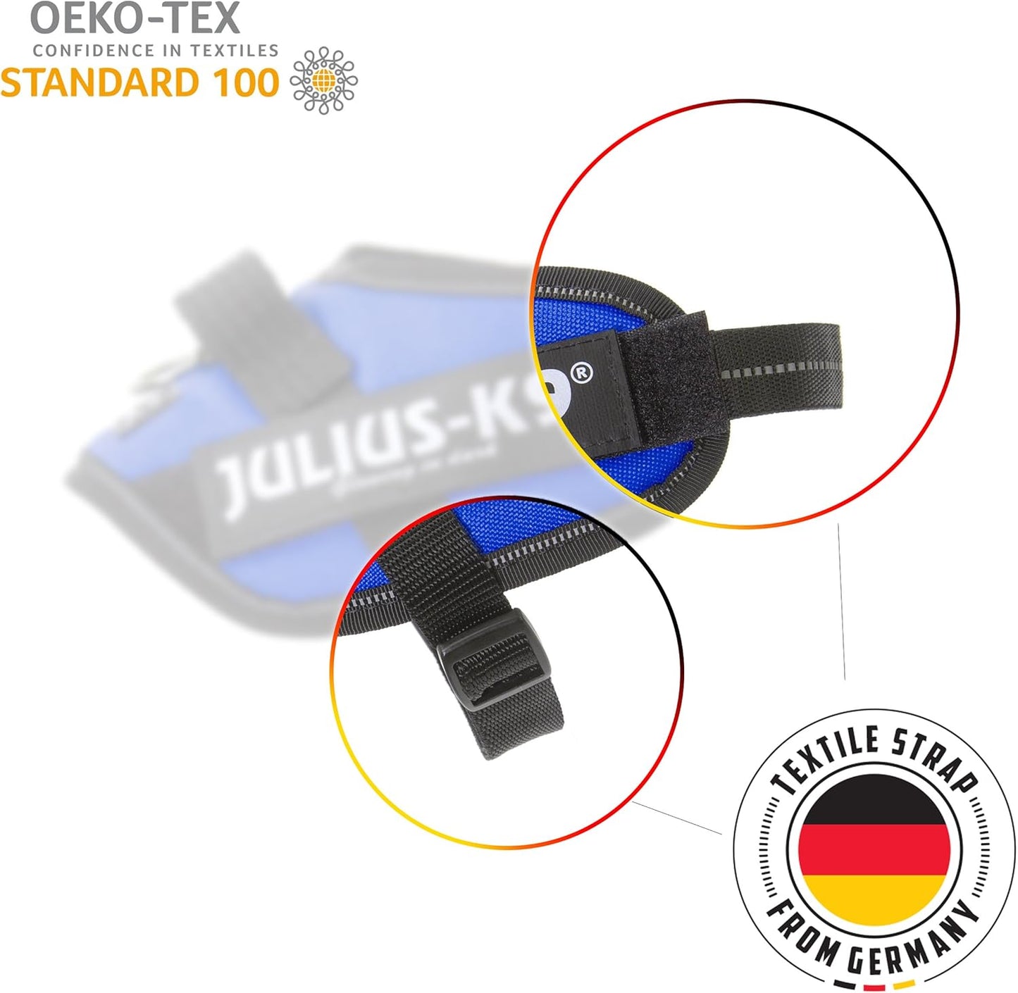IDC Powergeschirr, reflektierend, Denim XL/2