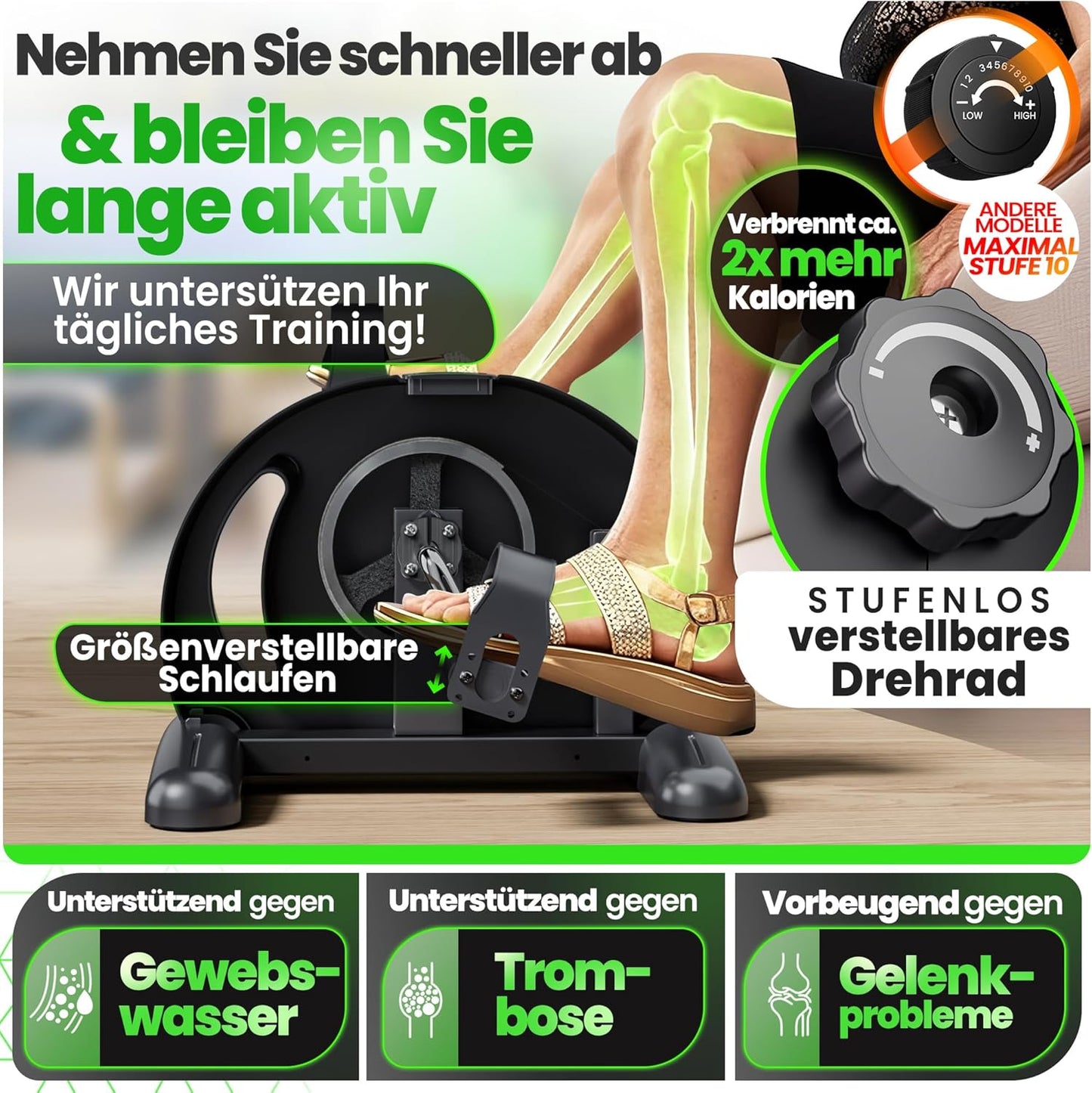 Pedaltrainer Mini Bike 150, Grün Mini Bike 150