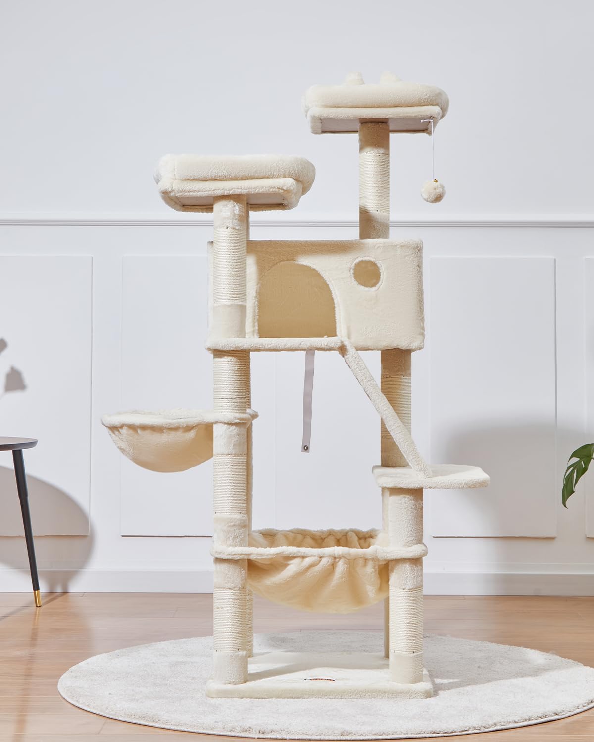Grosser Kratzbaum MS026M, Beige 146CM