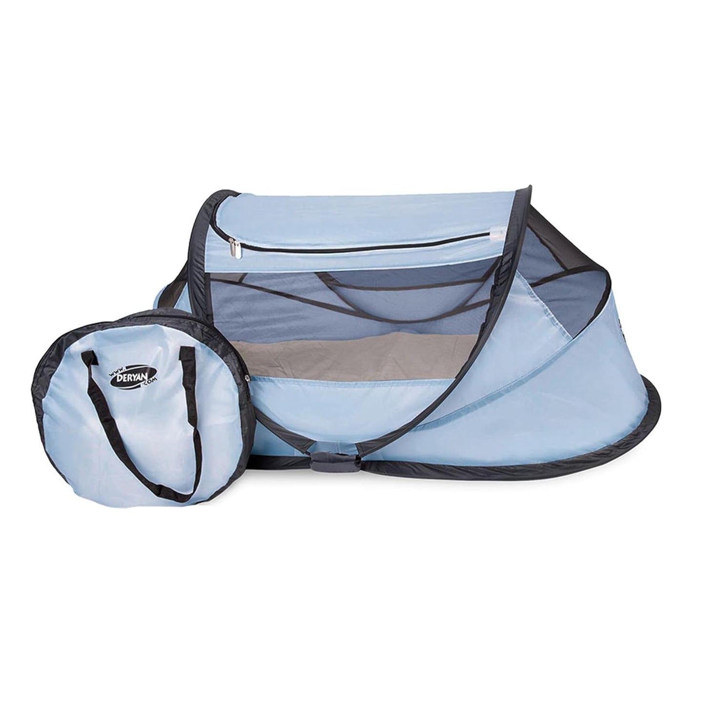 BabyBox Campingbett – Leicht und Faltbar, Blau