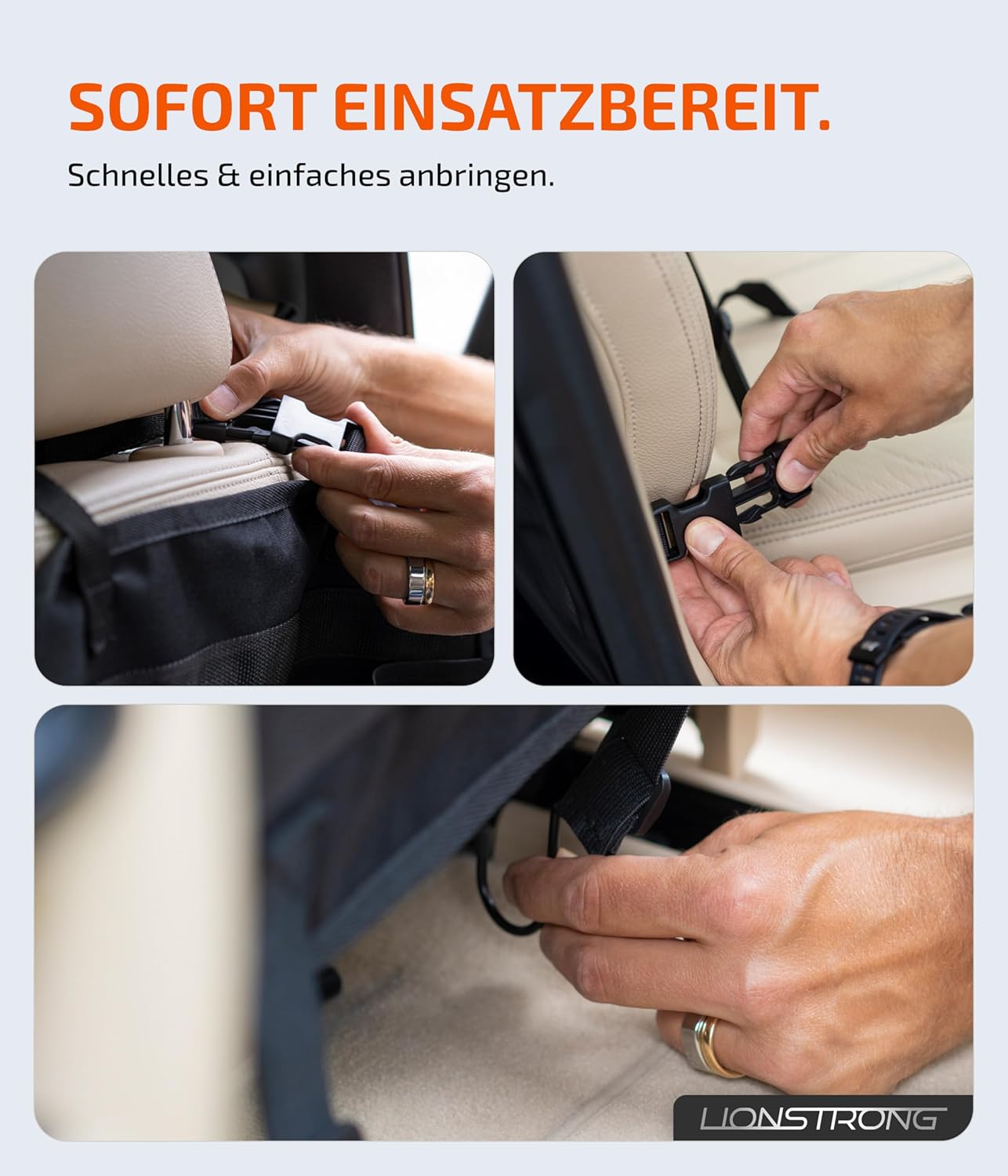 2er Set Rücksitz-Organiser, Tablet-fach 2 Stück