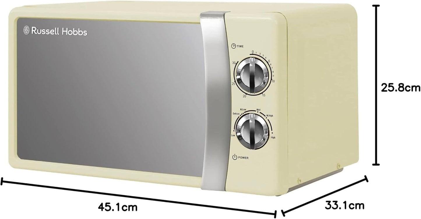 RHMM701C Mikrowelle mit Auftaufunktion, Creme