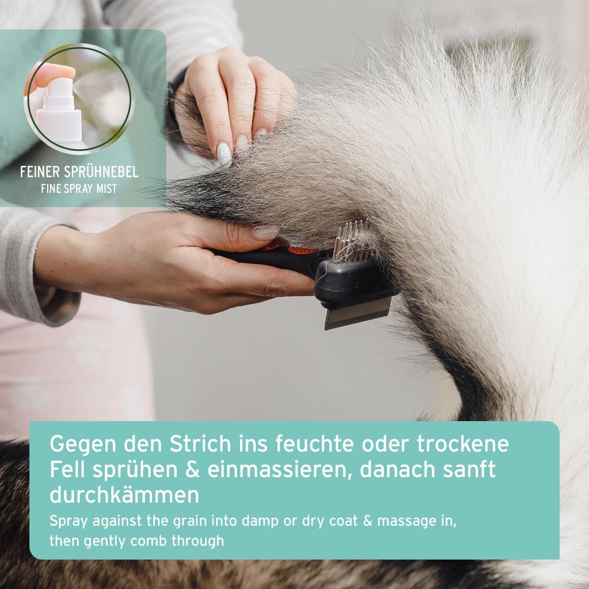 Fellharmonie Pflegespray Sensitive für Haustiere, Sensitiv