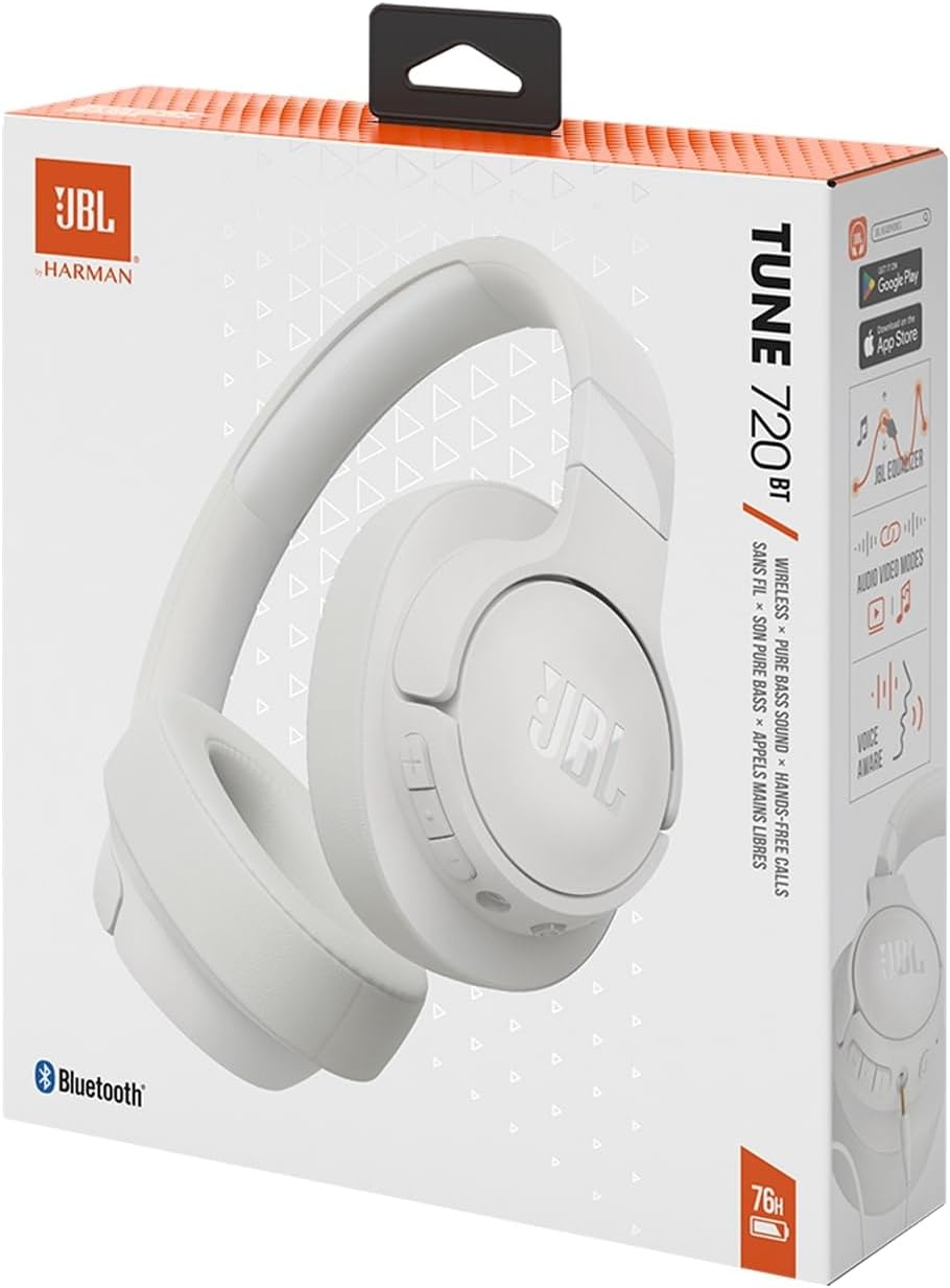 Tune 720 BT Over-Ear-Kopfhörer, Weiss