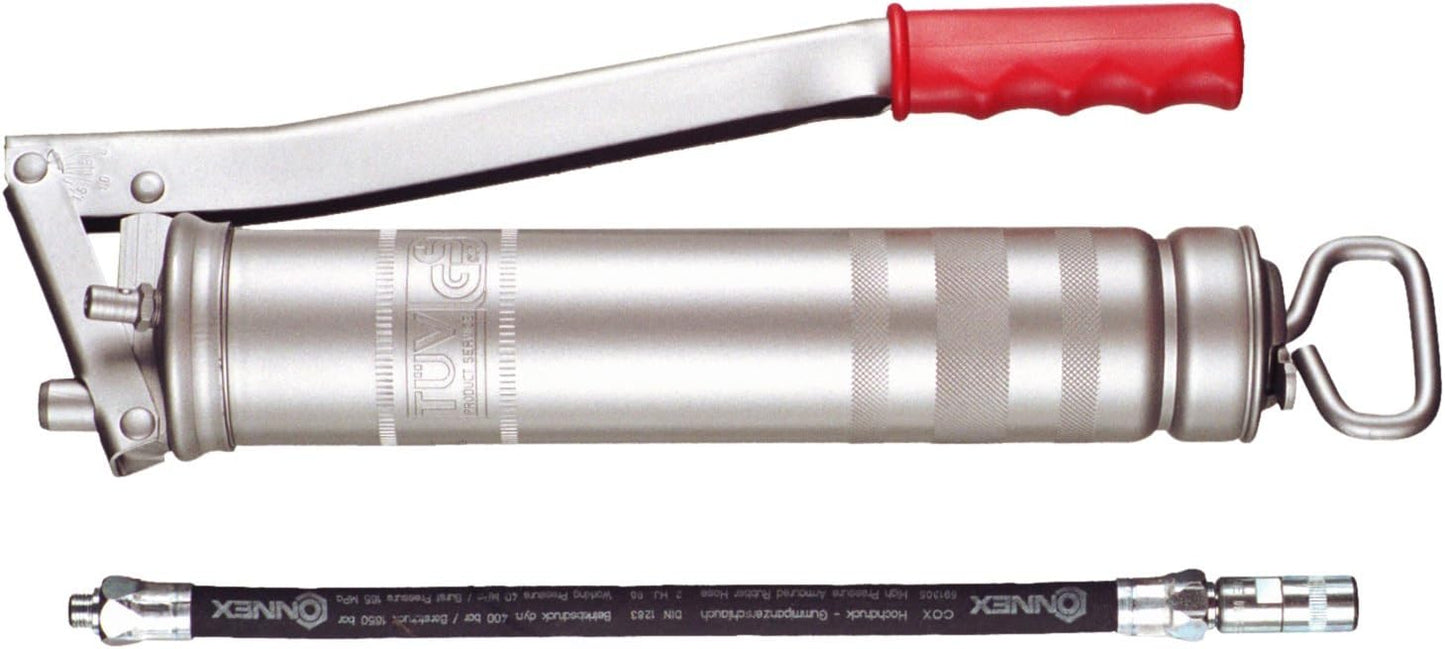 Handhebelfettpresse mit Hochdruckschlauch