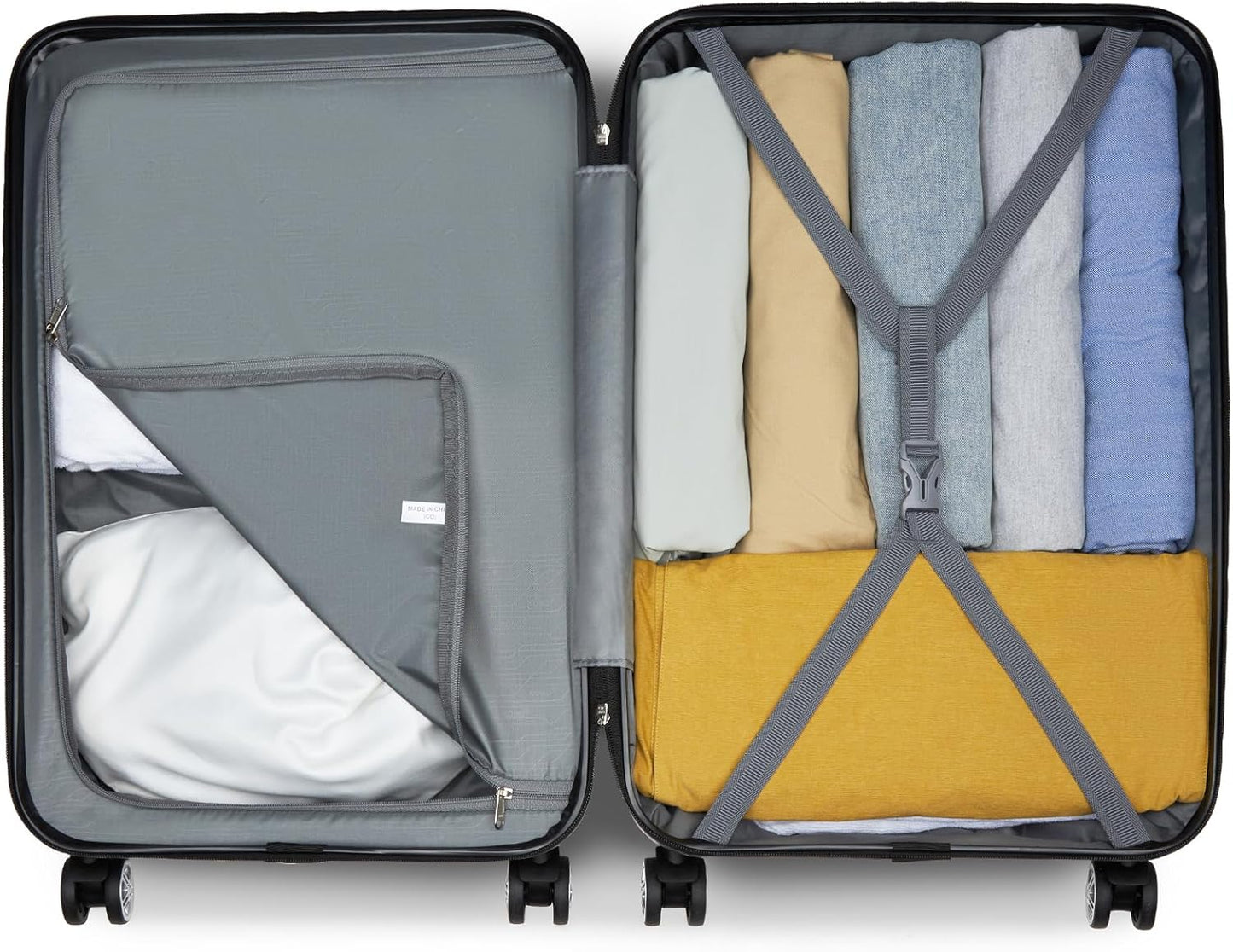 Reisekoffer, M (55cm) Grau/Camouflage