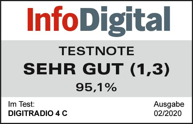 DIGITRADIO 4 C, Standard Schwarz