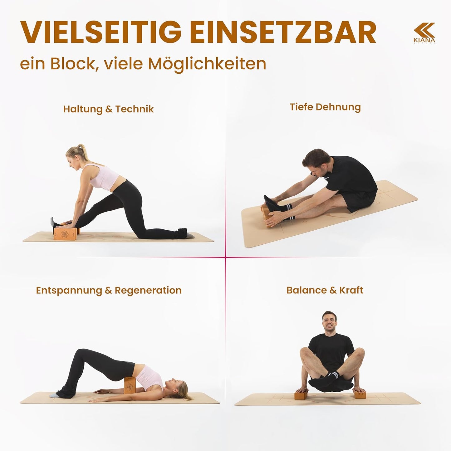 2er-Set Yoga-Blöcke, 2