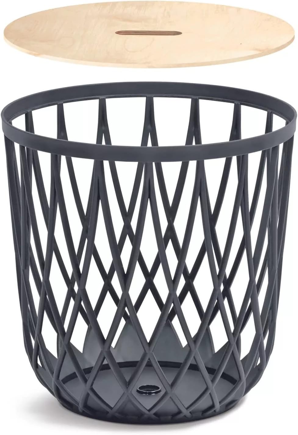 Runder Couchtisch, 55L anthrazit
