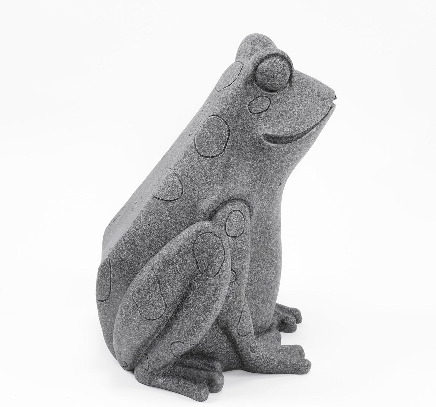 Wasserspeier-Figur sitzender Frosch