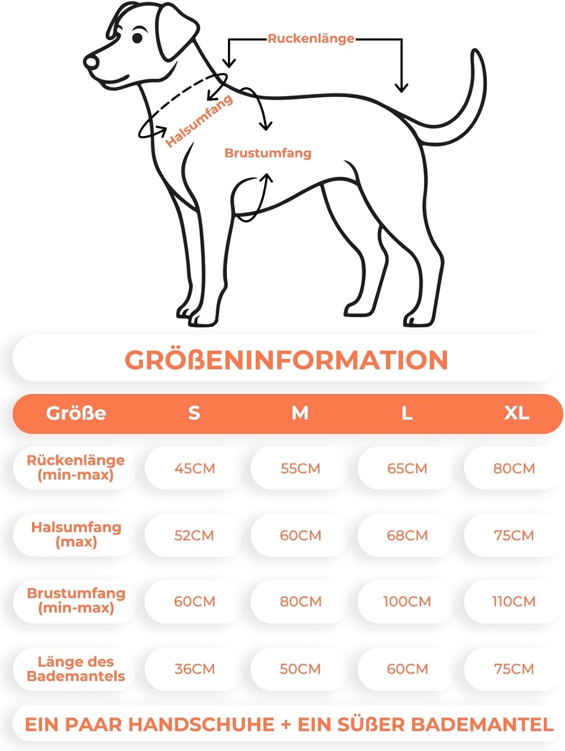 Hundebademantel, XL Elefant