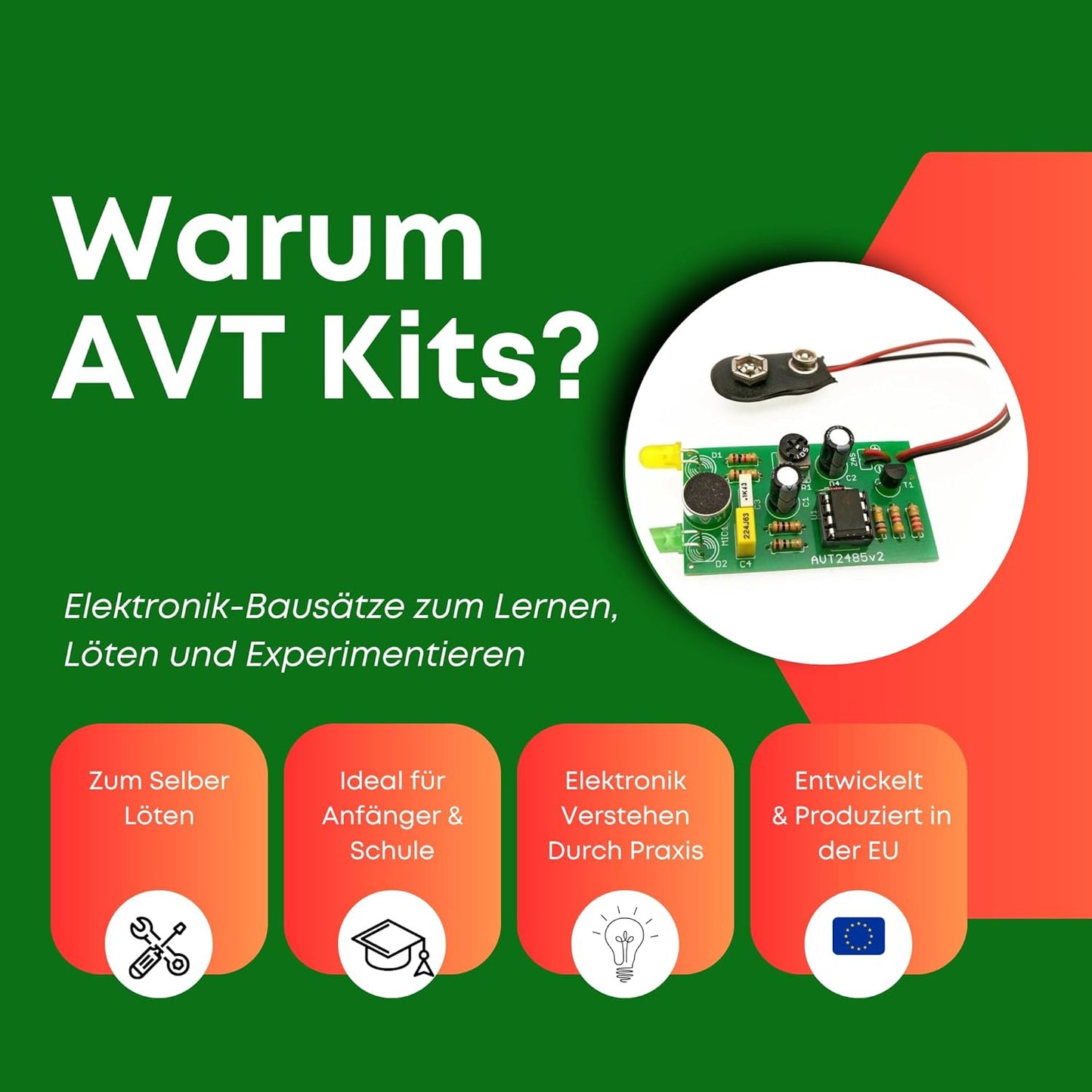 DIY Elektronik Übungsplatine