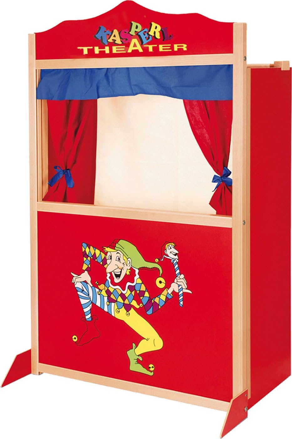 Grosses Handpuppentheater aus Holz