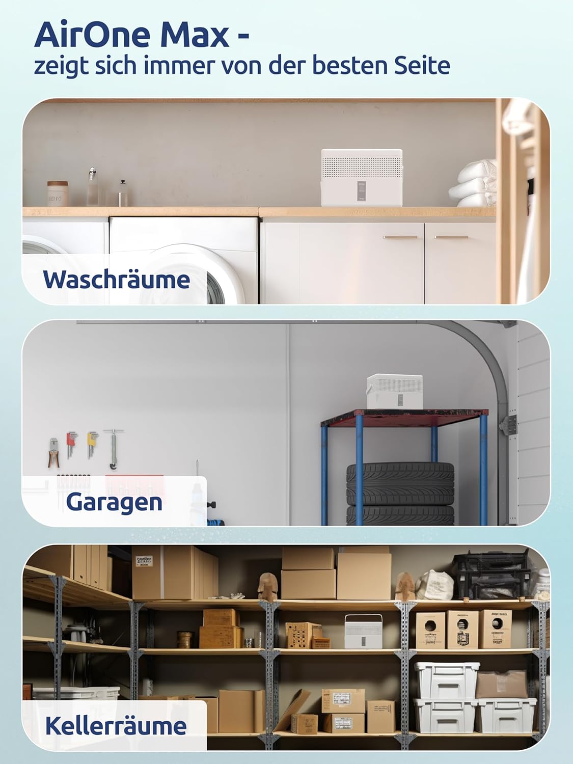 Luftentfeuchter - AirOne Max, Off White