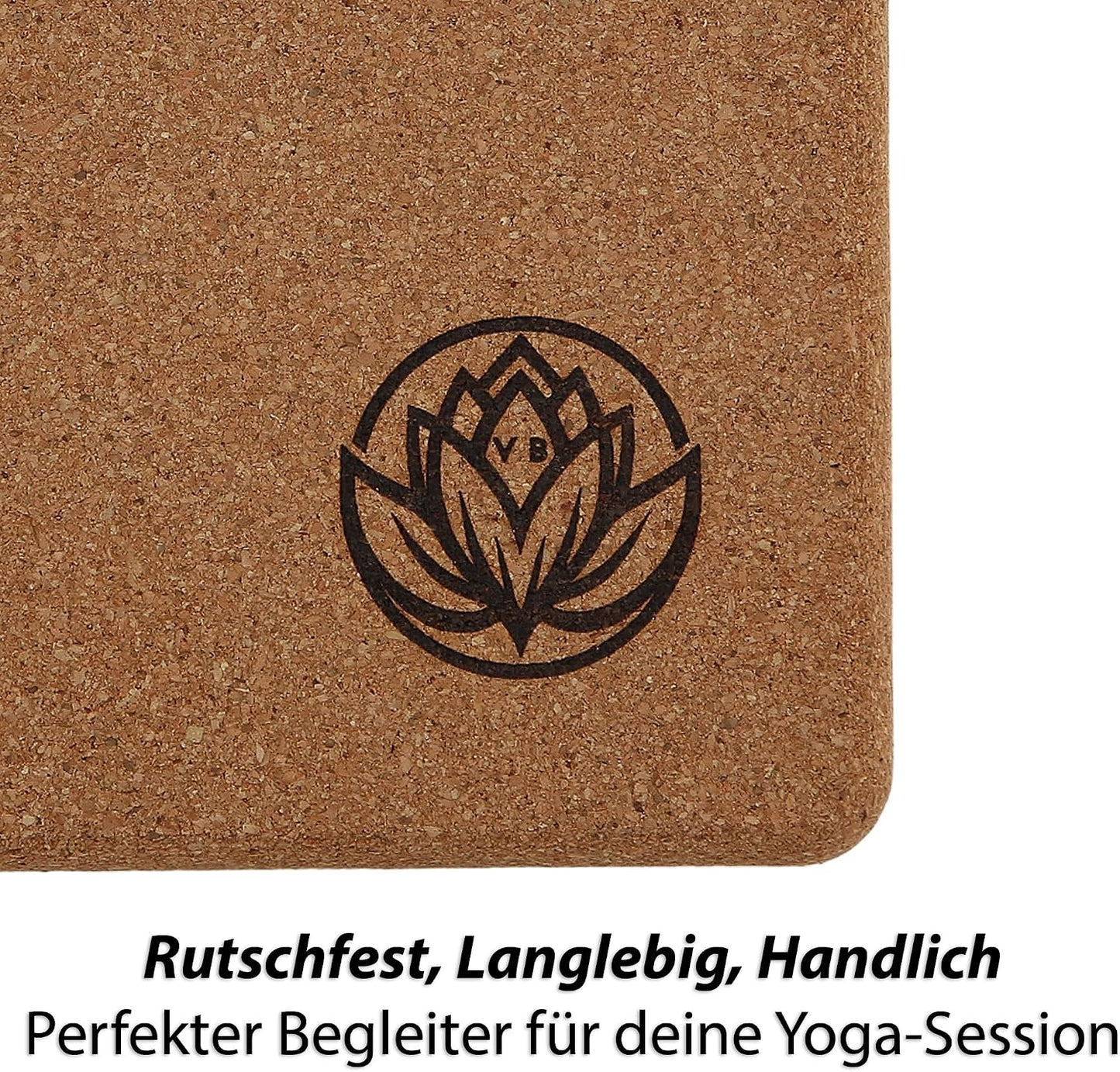 Yoga Block Set, braun 4 Stück