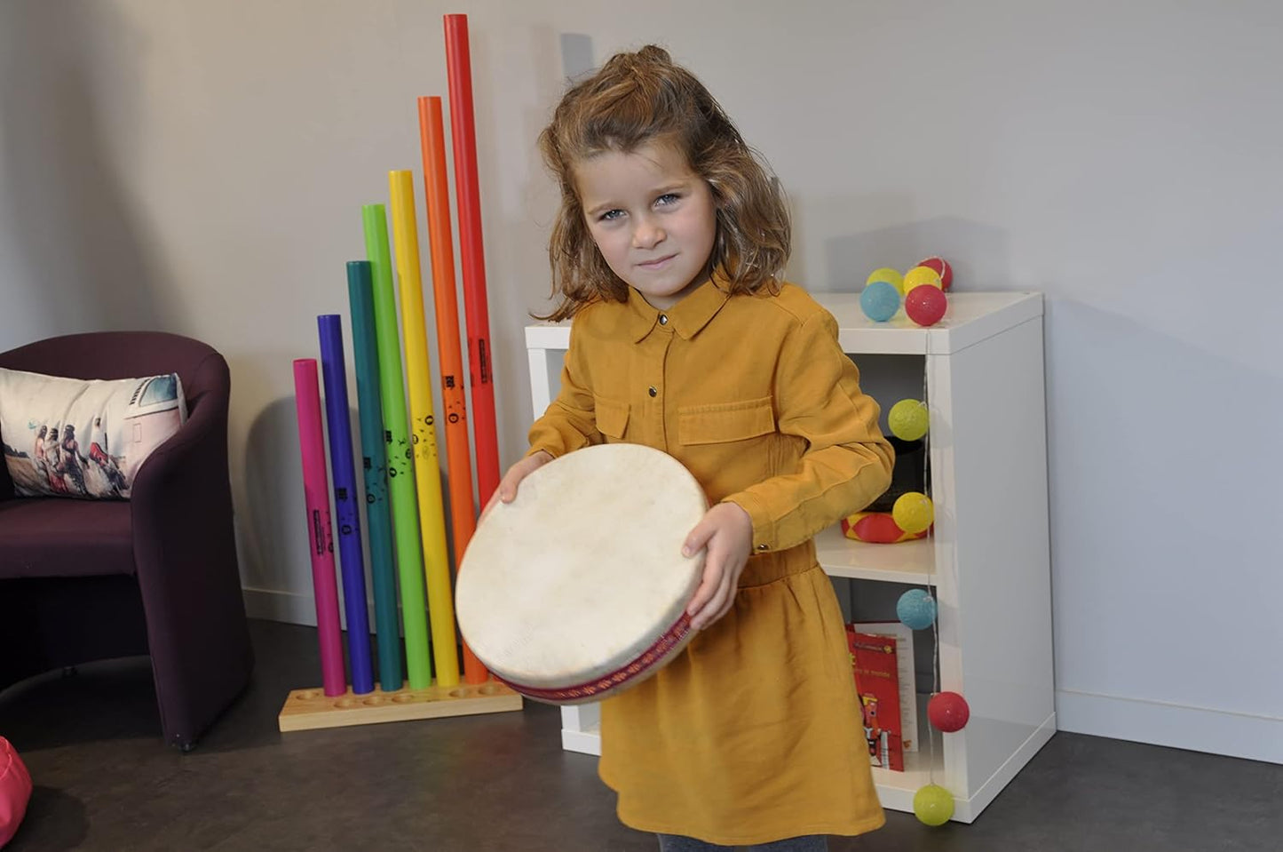 Ocean Drum Trommel für Musiktherapie, 25 cm Einzigartig