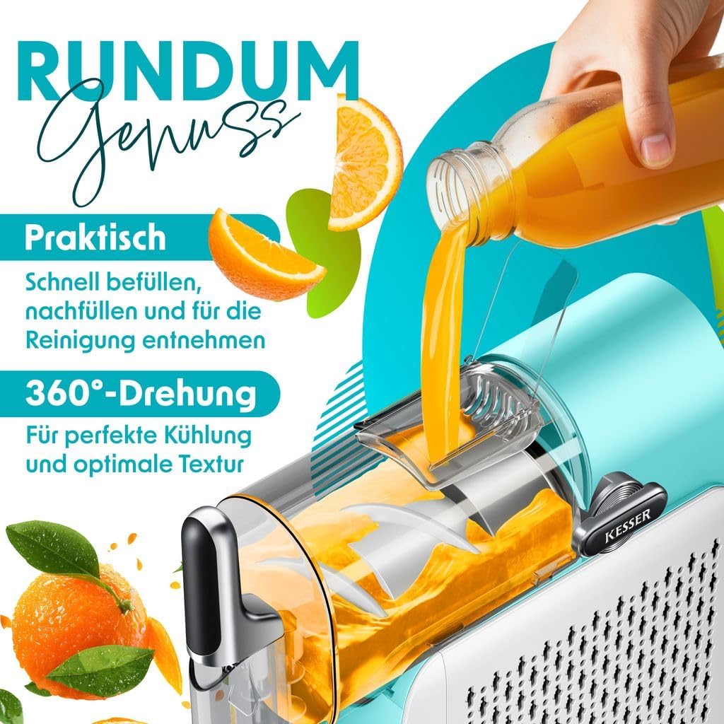 Slush Ice Maker 2L, 2 Liter Hellblau
