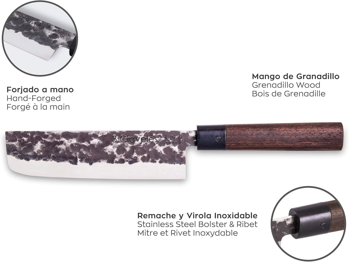 Japanisches Usuba Messer 18 cm