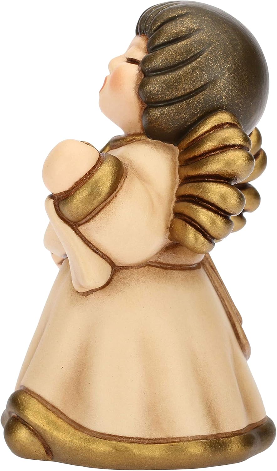 Krippenfigur Engel der Verkündigung, Beige