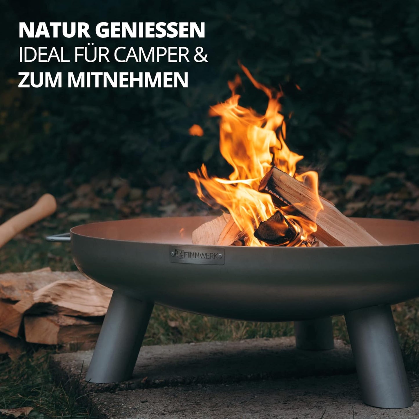 Feuerschale Harri, 70 Feuerschale Edelstahl
