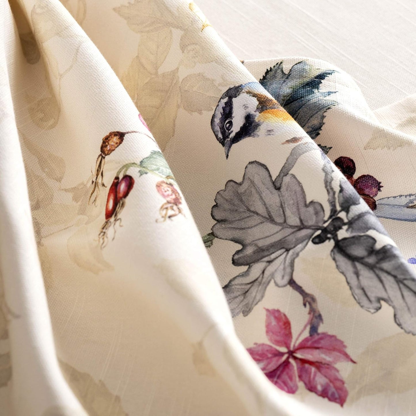 4er-Set Stoffservietten, Tagundnachtgleiche, Beige