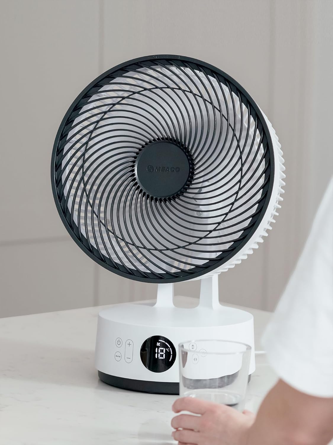 Sefte Tischventilator mit 3D-Oszillation und Fernbedienung, Sefte® 10" Table