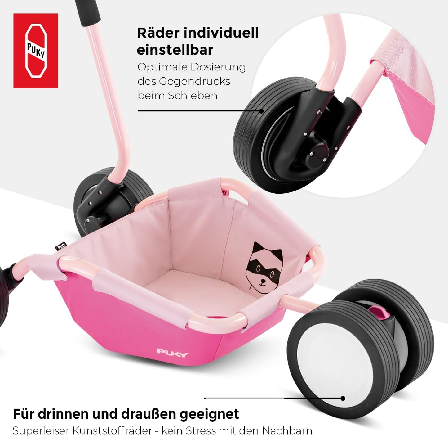3-in-1 TRAILY, Rosa