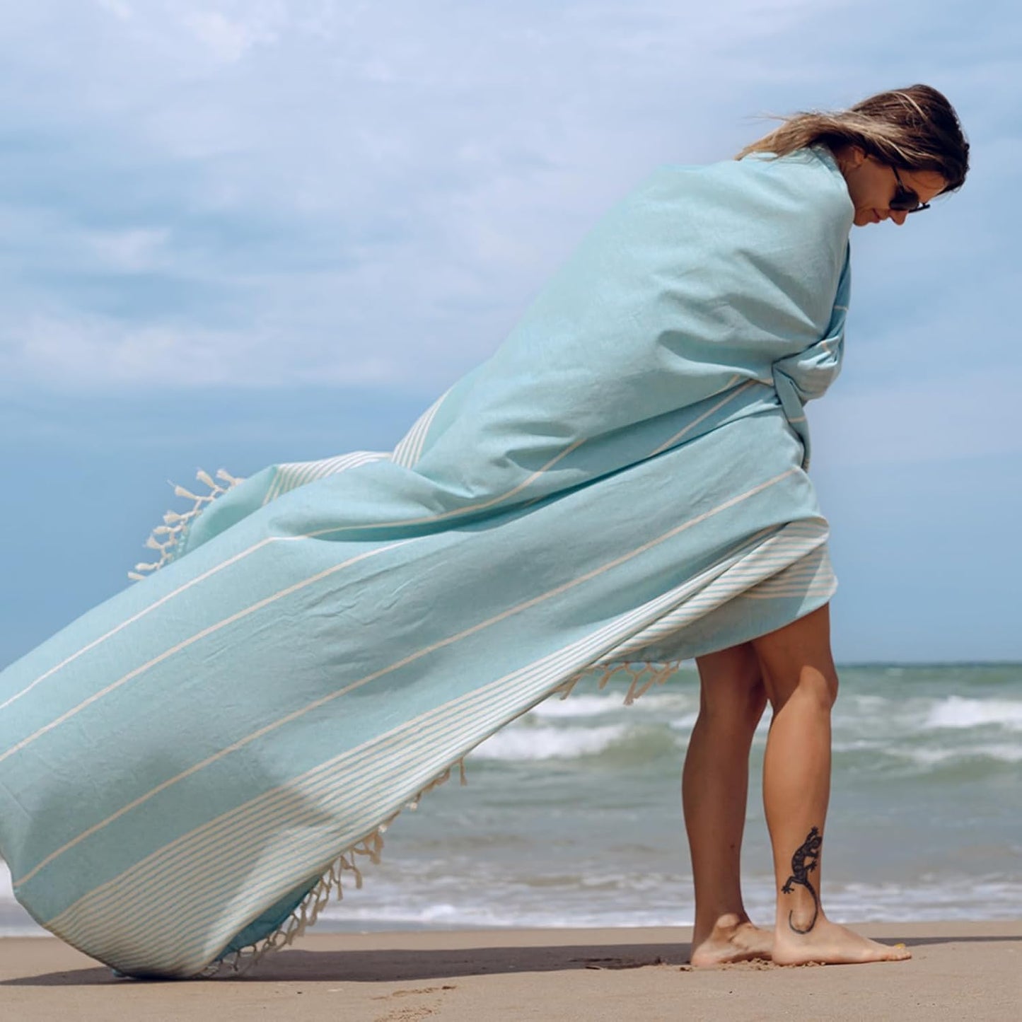 XXL-Strandtuch, Türkis