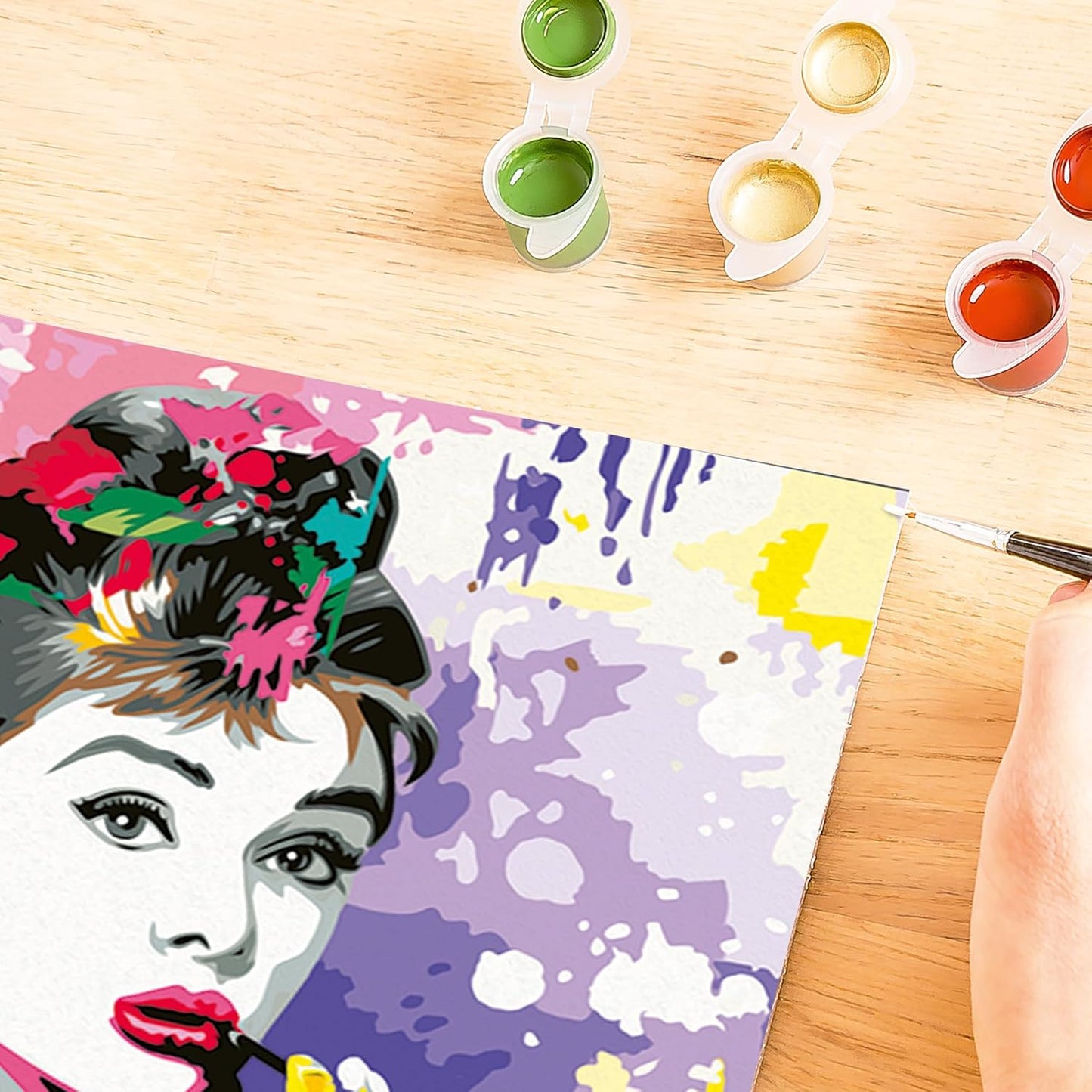 CreArt Malen nach Zahlen Audrey Hepburn