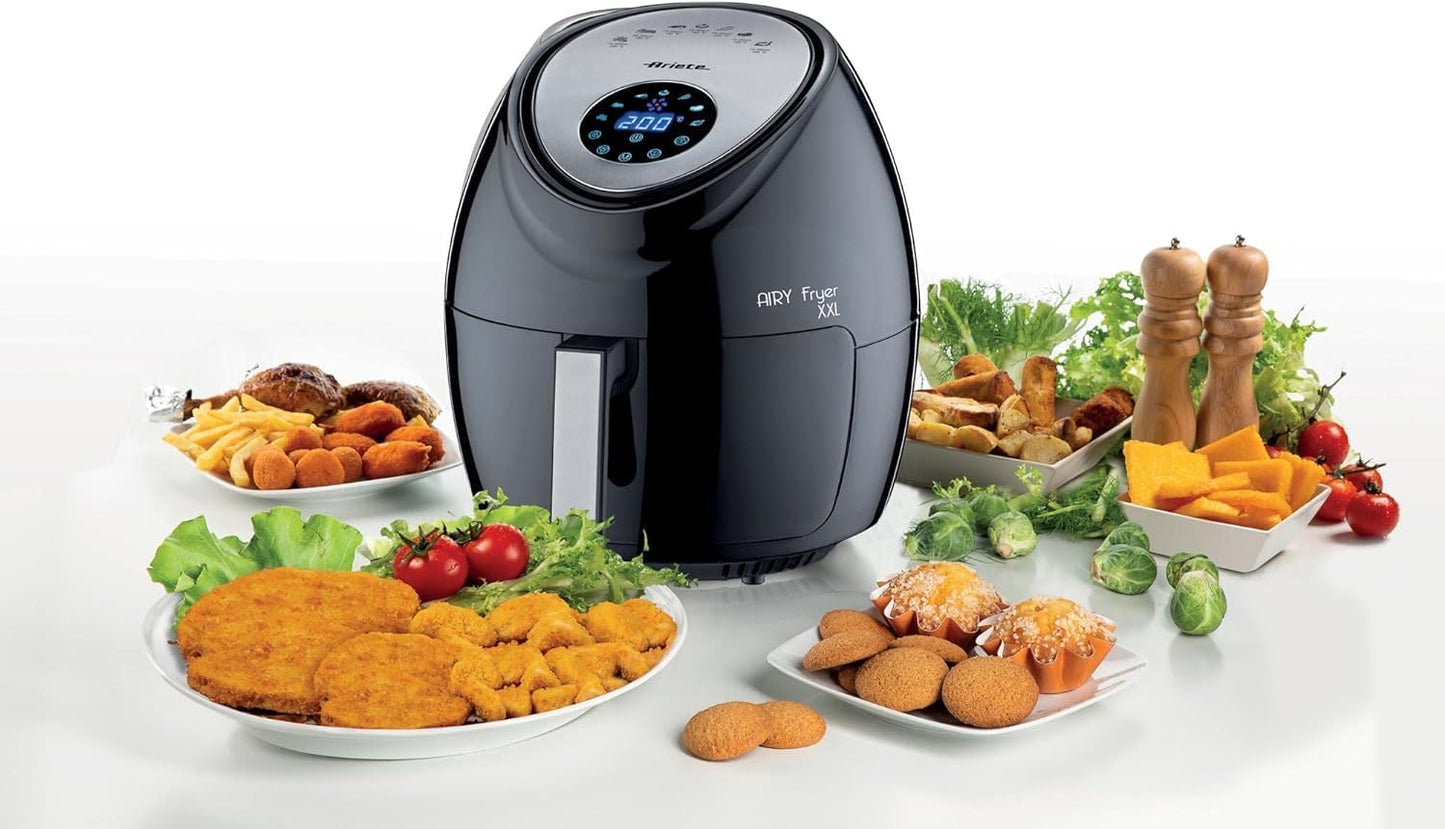 Heissluftfritteuse 4618 mit LCD- und Touchscreen, Black