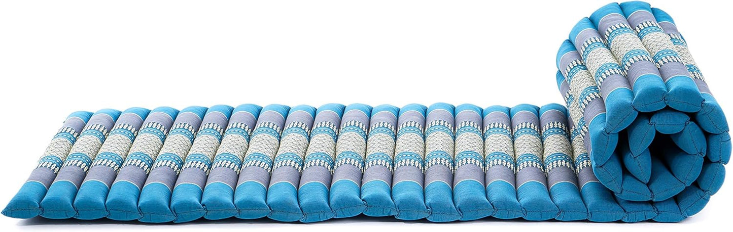 Faltbare Bodenmatratze Sf22 mit Kapok-Füllung, S: 190x50 cm Sf22 - Blau