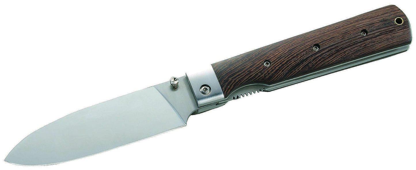 Campingmesser mit Tagayasan-Holz, M grau