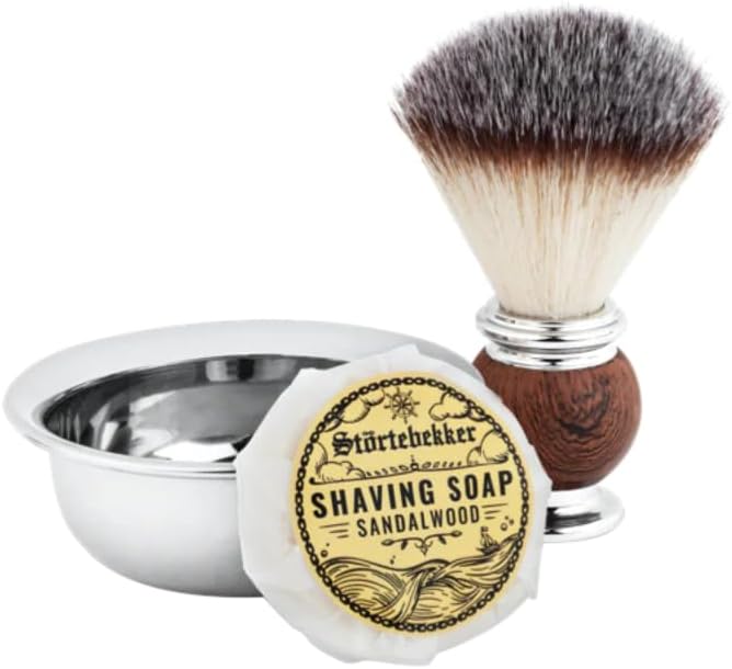Rasierhobel Set, Rosé Gold - Schwarz