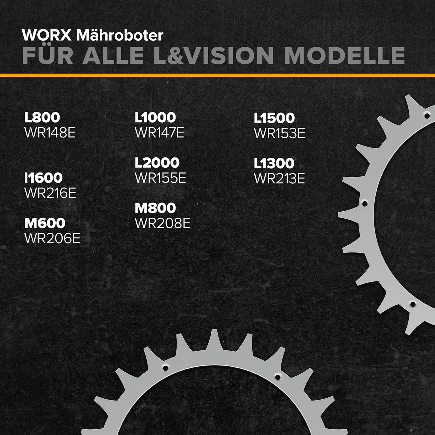 Mähroboter-Spikes für Worx Modelle